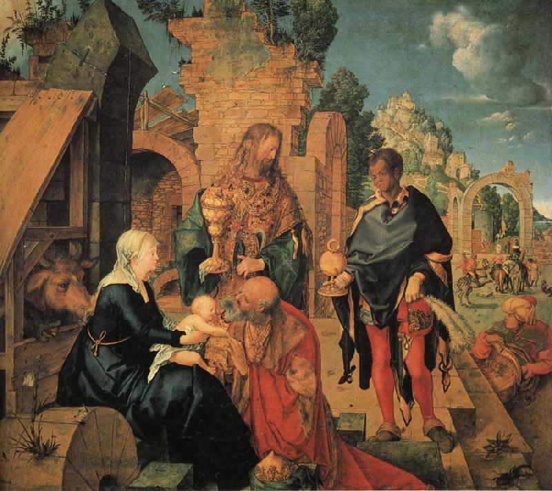 Albrecht Durer The Adoration of the Magi Sweden oil painting art